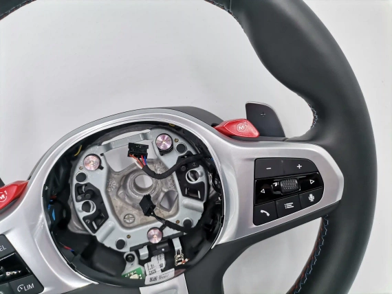 M Sport Schwarz Sportlenkrad BMW X5M X6M M5 F90 M8 F91 F92 F93 F95 F96