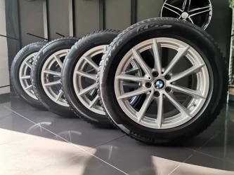 Zestaw zimowy 17" Felgi BMW 618 + Opony Pirelli + Czujniki BMW 5 G30 G31 G32 7 G11 G12