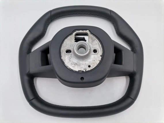 Multifunctional Black Leather Steering Wheel BMW IX I20 - Perfect