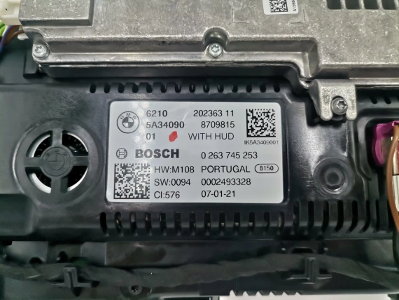 BMW Километраж LIVE COCKPIT HUD VIRTUAL G20 G21 G30 G31 G32 G11 G12 G05 G06 G07 9432483