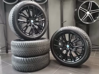 18" Zestaw Zimowy BMW Koła styl M796 + Opony Bridgestone + Czujniki BMW 3 G20 G21 4 G22 G23