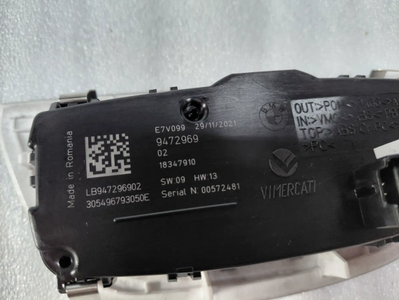 9472969 STEROWNIK PANEL ŚWIATEŁ BMW G30 G31 G32