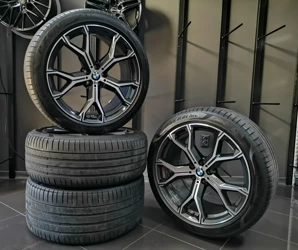 21" Oryginalne felgi BMW Styl 741 M + Czujniki 5X112 BMW X5 G05 X6 G06