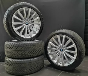 Zestaw zimowy 19" BMW Koła Styl 620 Opony Goodyear Czujniki 7 G11 G12 5 G30 G60 G32 GT